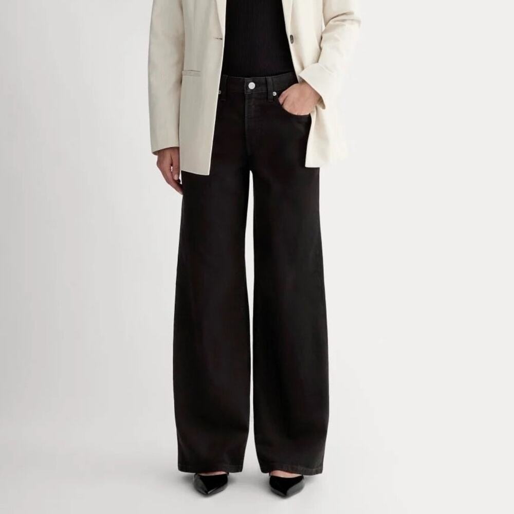 Everlane The Mid Way Jean Black Size 33 Regular NWOT
